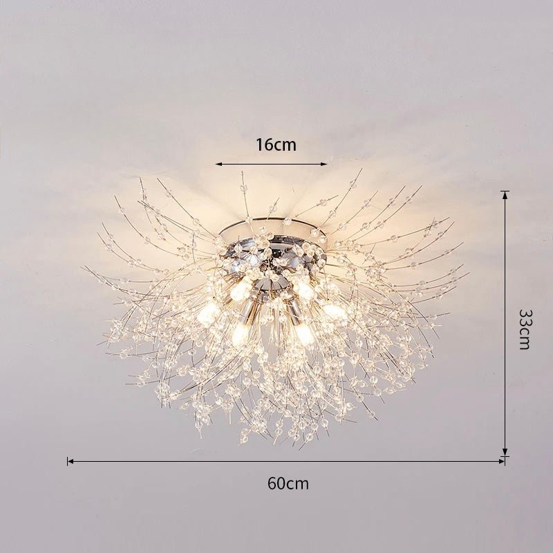 Plafonnier Cristal Éclat Design | NordikGlow