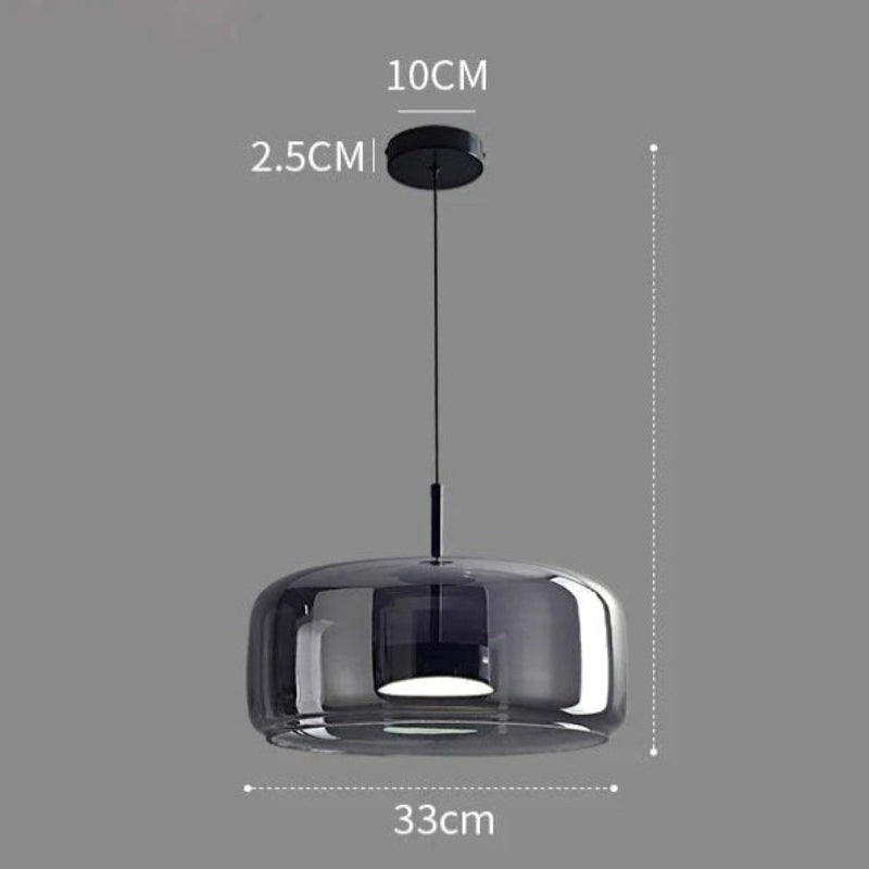 Suspension LED Design Verre Soufflé | Nébula