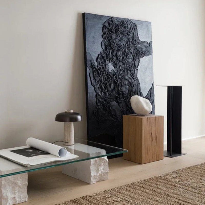 Lampe NordicGlow | Pierre & Métal, LED Intégrée