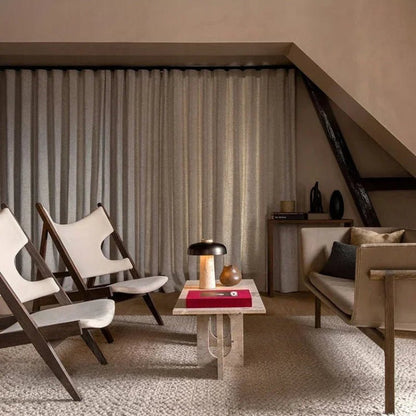 Lampe NordicGlow | Pierre & Métal, LED Intégrée