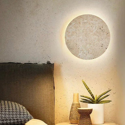 Applique Murale en Travertin Pierre Naturelle | Nakara