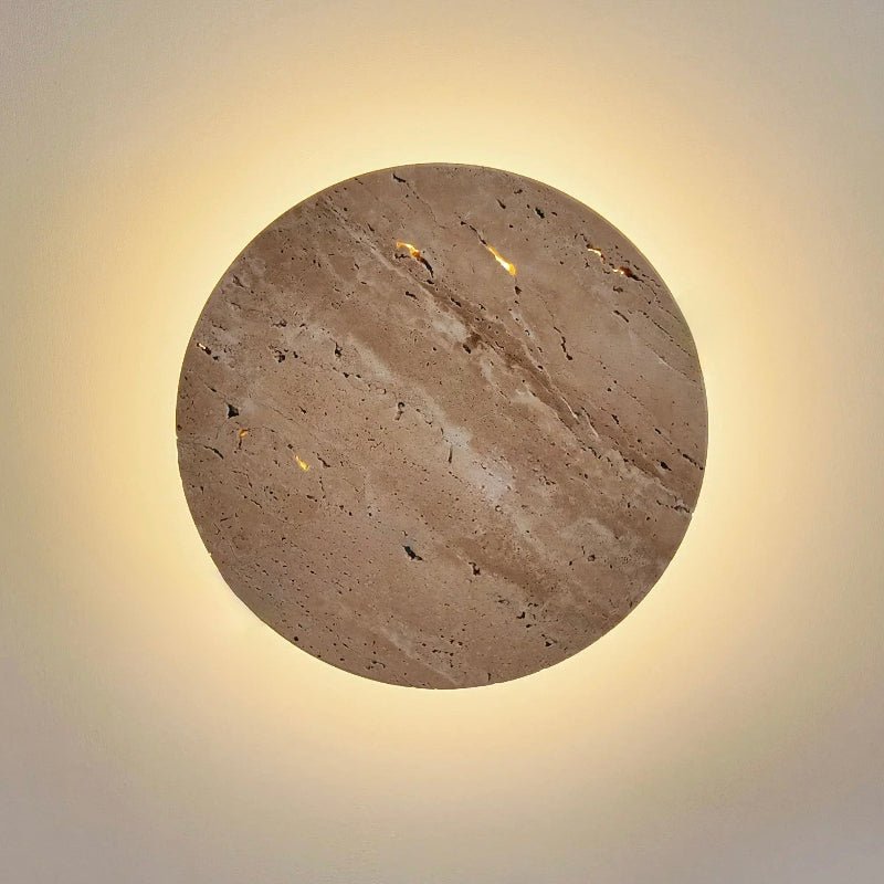 Applique Murale en Travertin Pierre Naturelle | Nakara