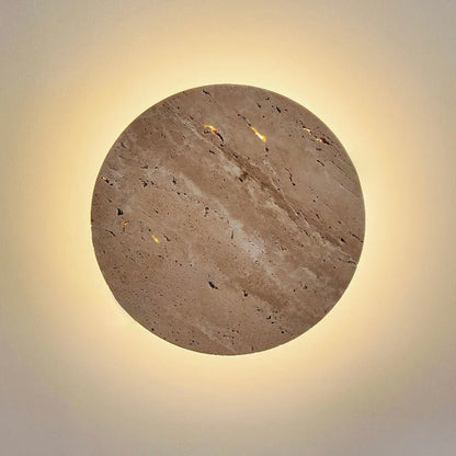 Applique Murale en Travertin Pierre Naturelle | Nakara