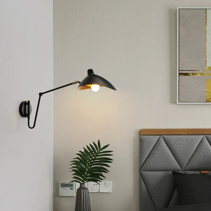 Applique Murale IndusLight™ | Lampe Industrielle Pivotante en Métal