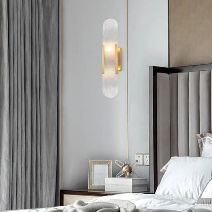 Applique Murale en Marbre Naturel Moderne | Oréo