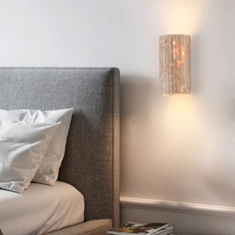 Applique Murale Lithos | Pierre Naturelle Wabi Sabi, Éclairage LED