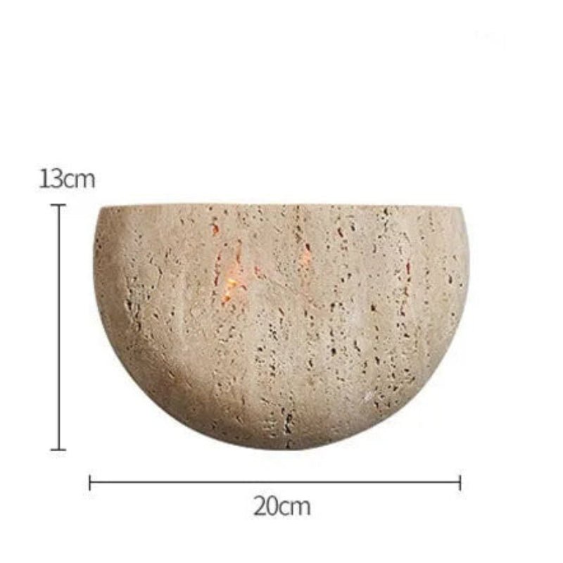 Applique Murale en Pierre Naturelle | Wabi Sabi