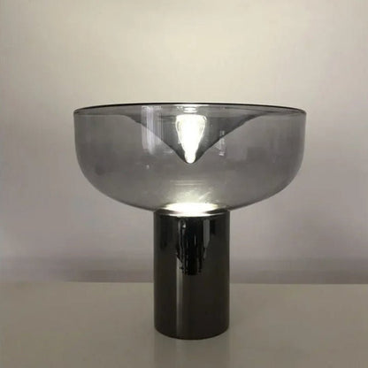 Lampe de Chevet AuraLuxe™| Design Moderne en Verre Transparent