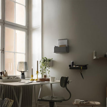 Lampe LED LuminaForma | Verre & Ciment, Design Moderne Autoportant