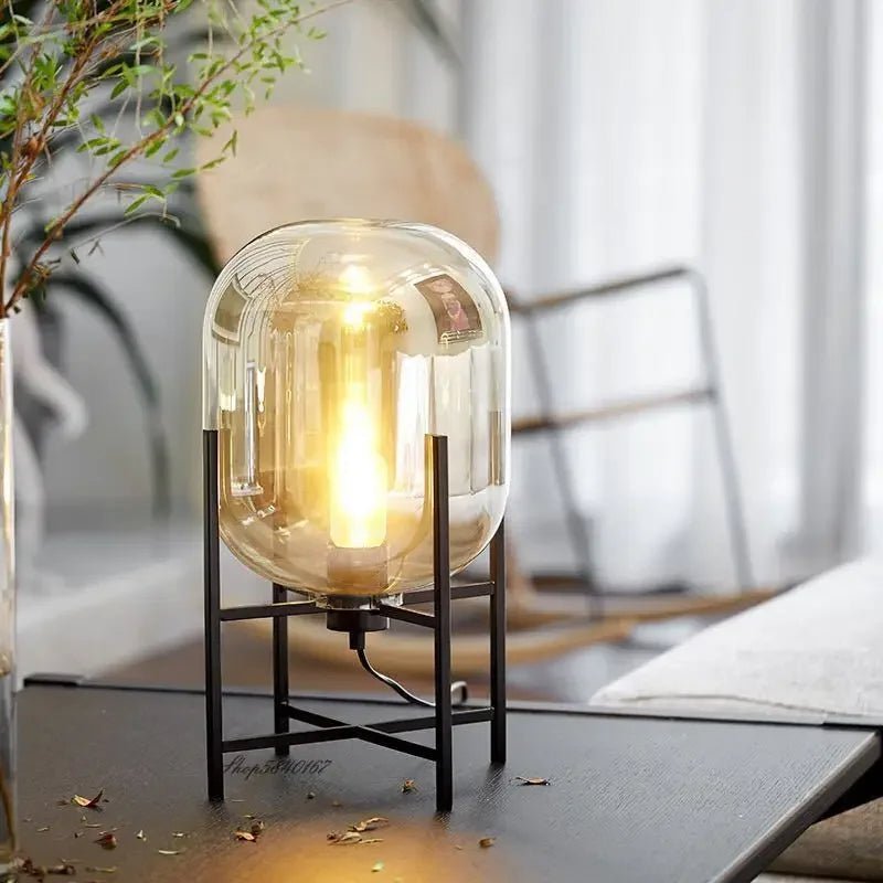 Lampe de Chevet et Lampadaire en boule de Verre Design | Globea