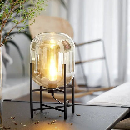 Lampe de Chevet et Lampadaire en boule de Verre Design | Globea