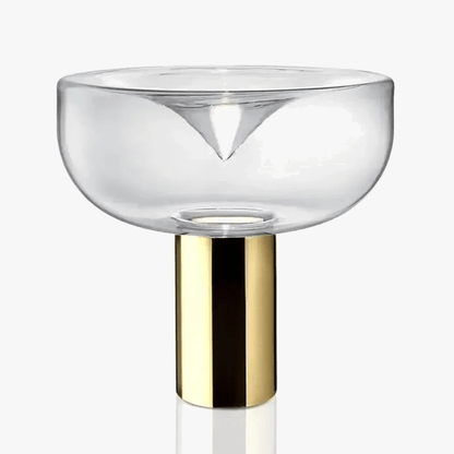 Lampe de Chevet AuraLuxe™| Design Moderne en Verre Transparent