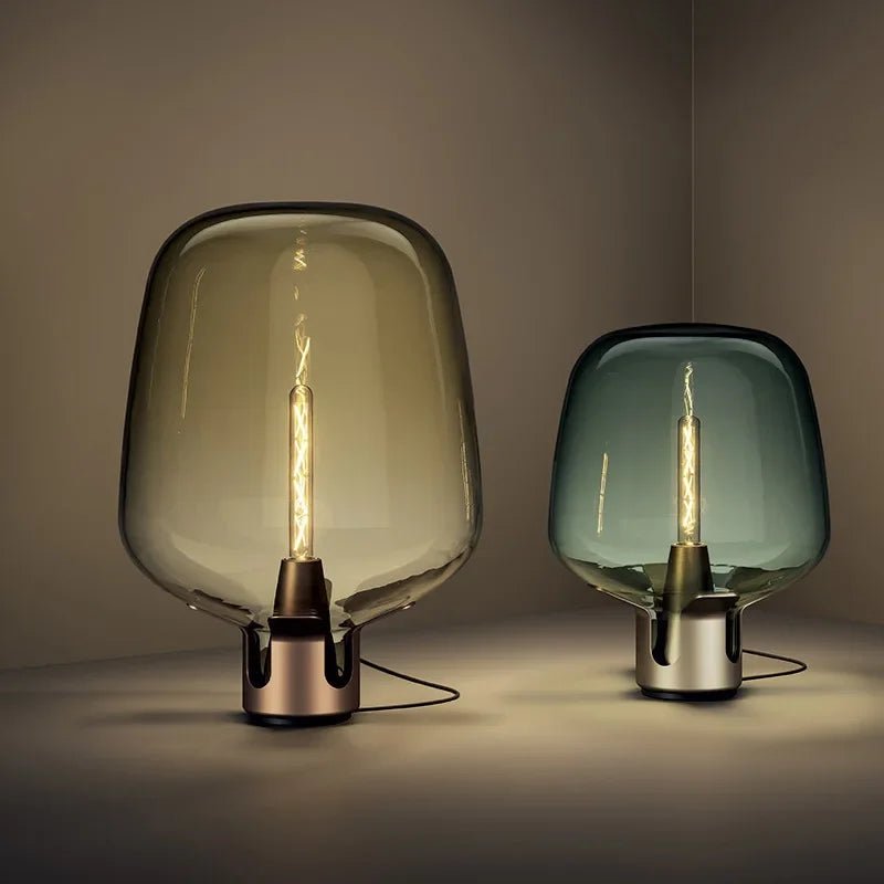 Lampe de Table Lodas | Verre & Fer Design Art & Déco