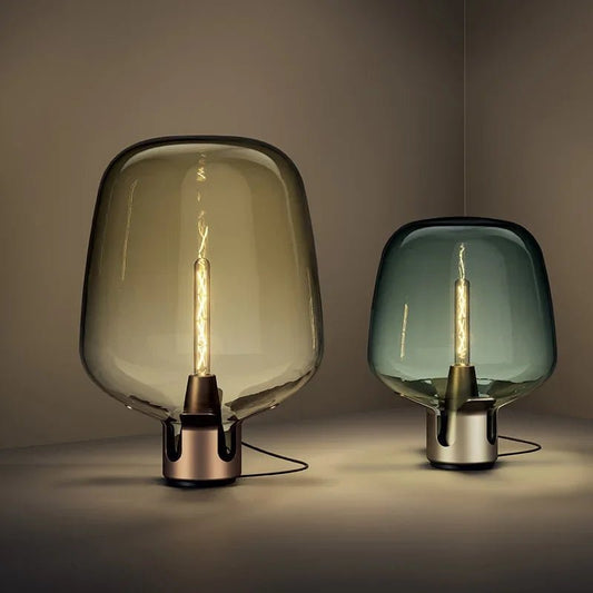 Lampe de Table Lodas | Verre & Fer Design Art & Déco