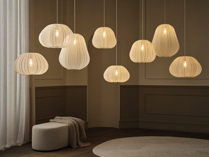 Suspension Tissu Design Éclairage LED | Nara