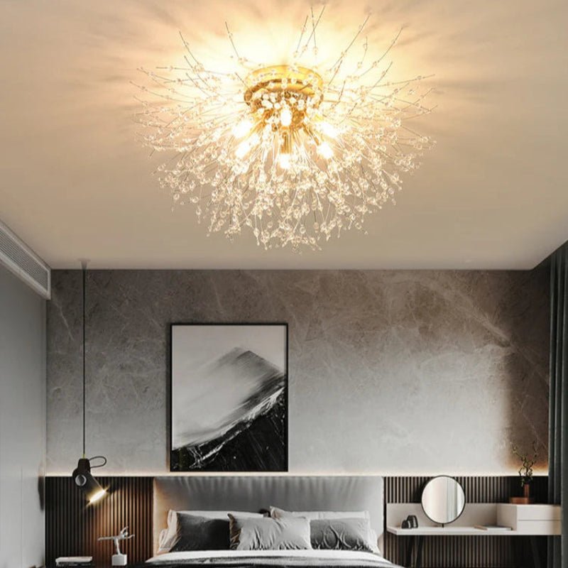 Plafonnier Cristal Éclat Design | NordikGlow