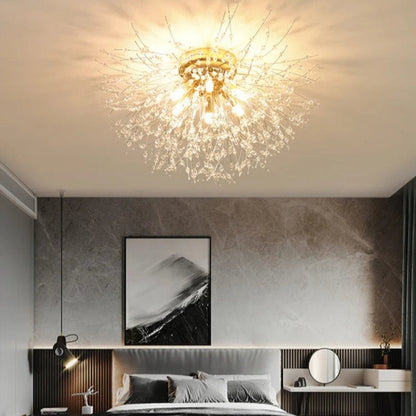Plafonnier Cristal Éclat Design | NordikGlow