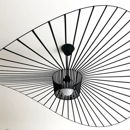 Lustre LED Noir Luminara | Suspension Design Moderne et Industrielle