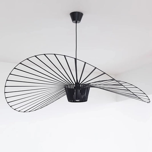Lustre LED Noir Luminara | Suspension Design Moderne et Industrielle