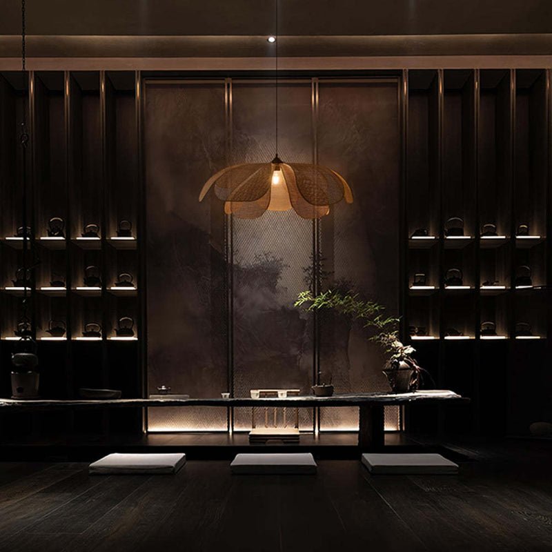 Suspension Japonaise en Rotin Tressé à la Main | Sakura