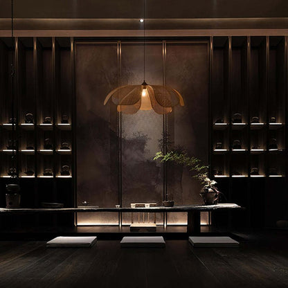 Suspension Japonaise en Rotin Tressé à la Main | Sakura