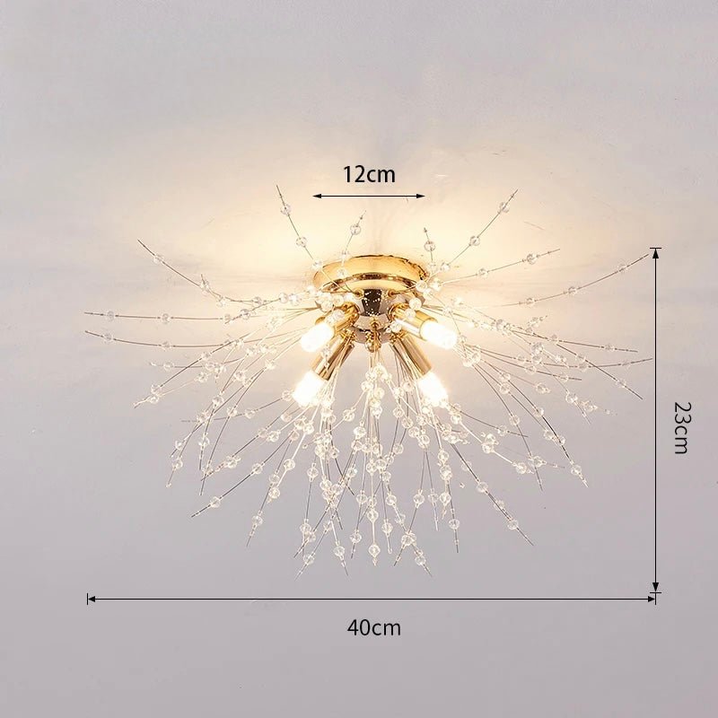 Plafonnier Cristal Éclat Design | NordikGlow