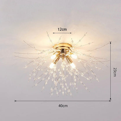 Plafonnier Cristal Éclat Design | NordikGlow