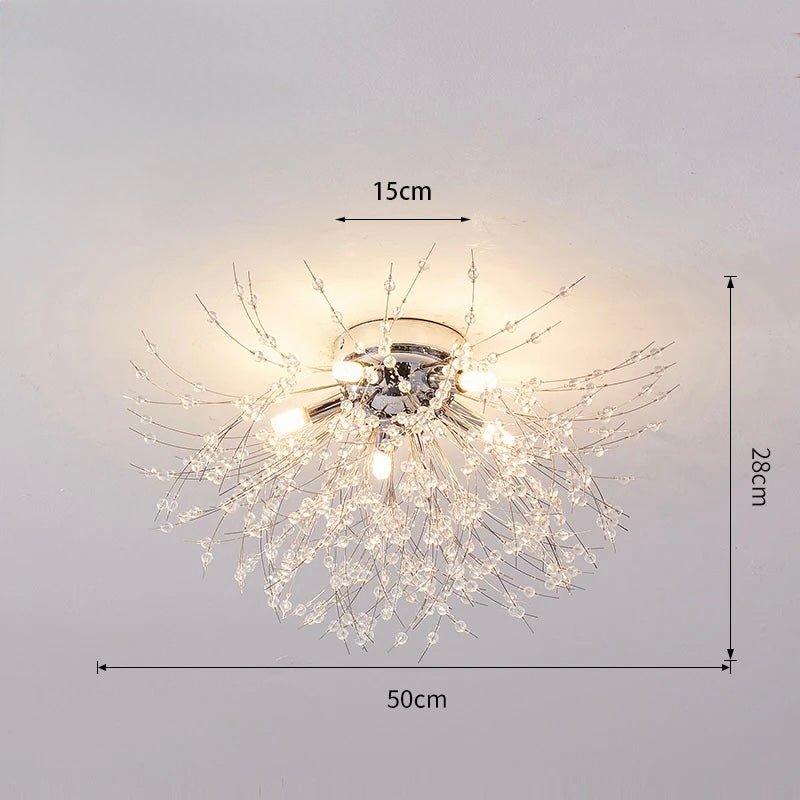 Plafonnier Cristal Éclat Design | NordikGlow