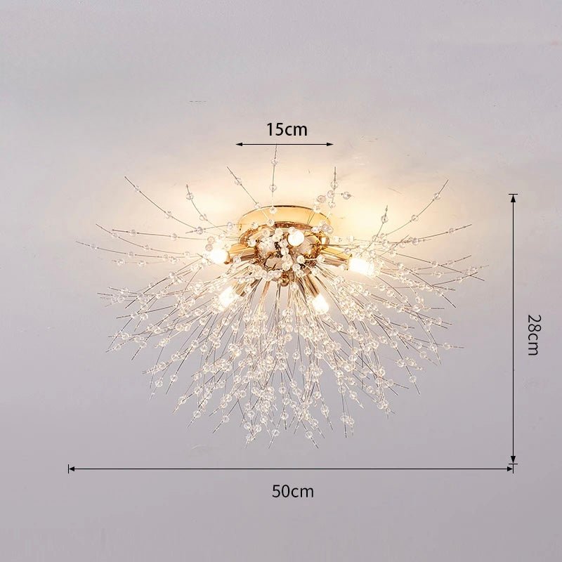 Plafonnier Cristal Éclat Design | NordikGlow