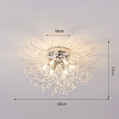 Plafonnier Cristal Éclat Design | NordikGlow