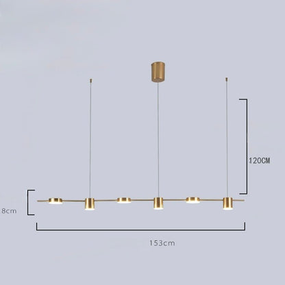 Plafonnier LED en Métal Noir ou Doré | Lustramod