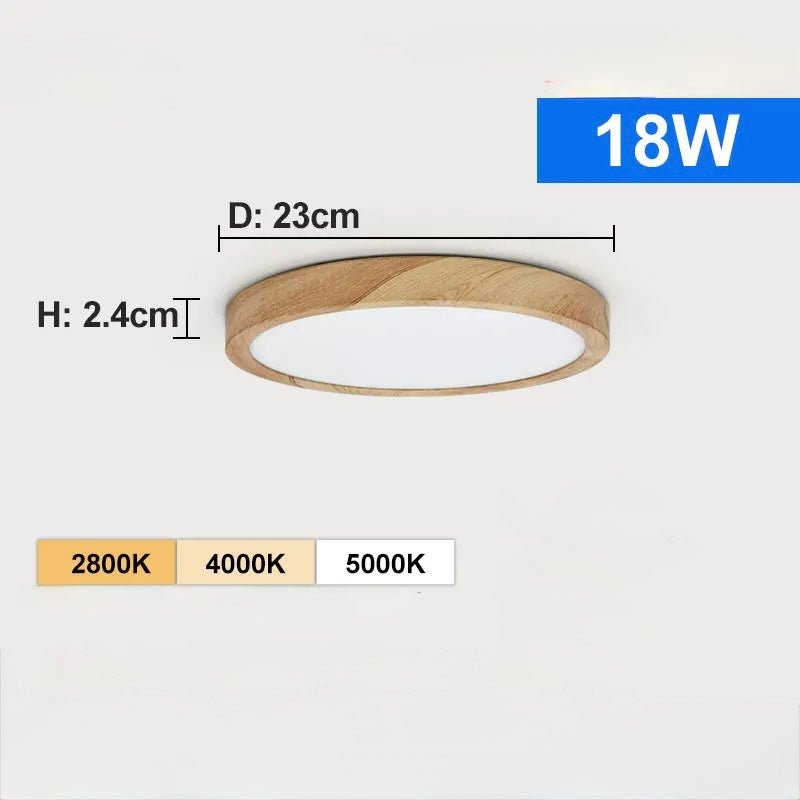 Plafonnier LED Ultra Fin 3 Couleurs | Clario