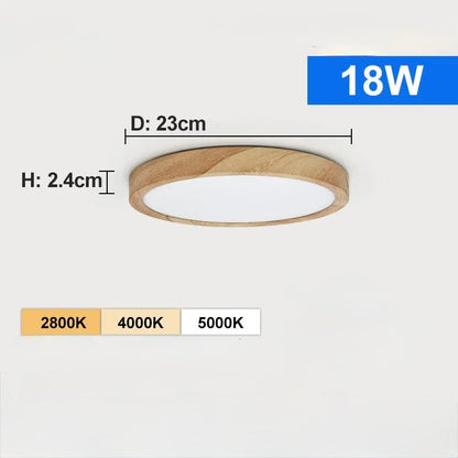 Plafonnier LED Ultra Fin 3 Couleurs | Clario