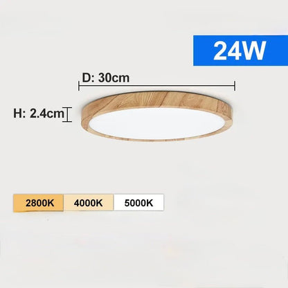 Plafonnier LED Ultra Fin 3 Couleurs | Clario