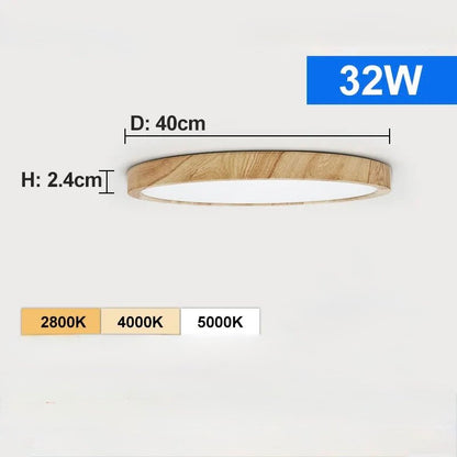 Plafonnier LED Ultra Fin 3 Couleurs | Clario