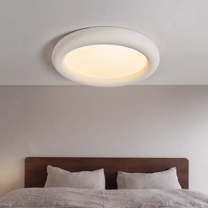 Plafonnier Minimaliste SkandiLume | Style Nordique, Résine & LED intégrée