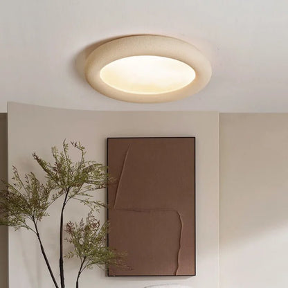 Plafonnier Minimaliste SkandiLume | Style Nordique, Résine & LED intégrée
