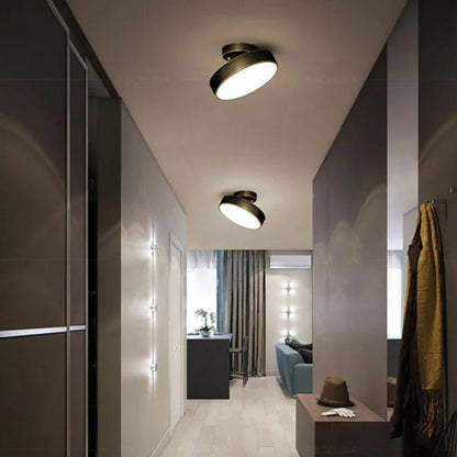 Plafonnier Rotatif en Cuivre Éclairage Intelligent | Orion