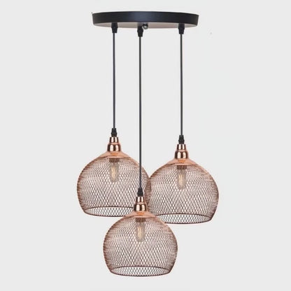 Suspension Moderne Or Rose | Élégance Nordique