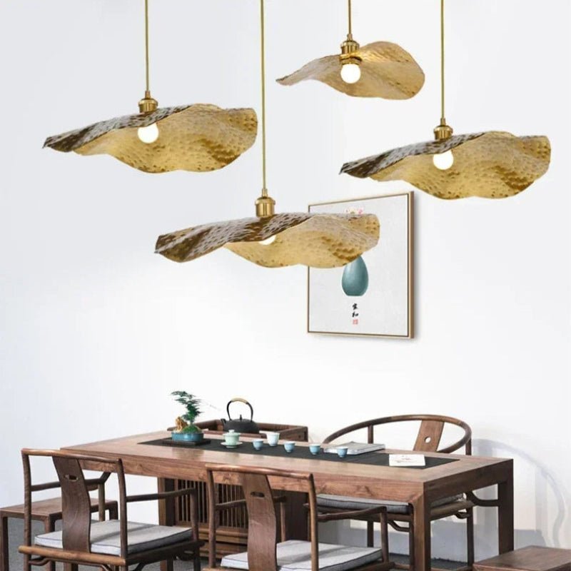 Suspension Chinoise Feuilles de Lotus | Lian