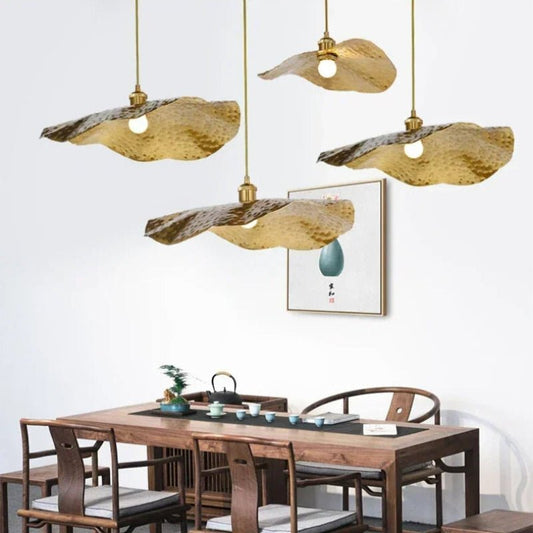 Suspension Chinoise Feuilles de Lotus | Lian