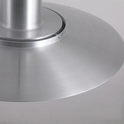 Suspension Aluminium Design Artistique | Auralis Argent