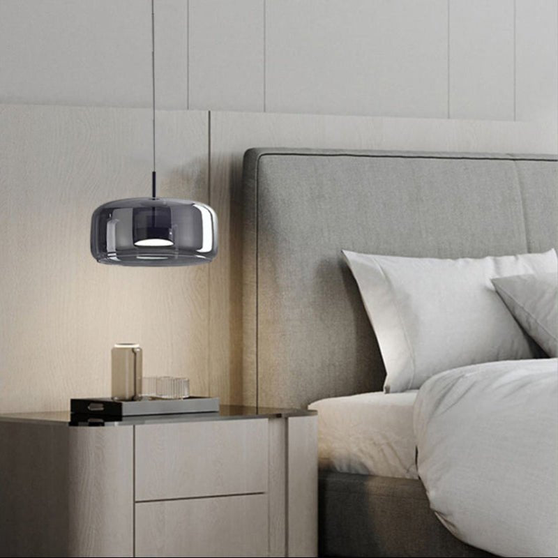 Suspension LED Design Verre Soufflé | Nébula