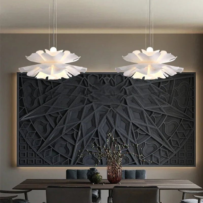 Lustre LED Design en Acrylique Moderne | Fleuria