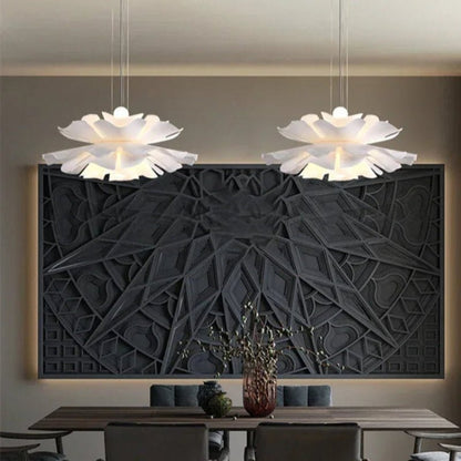 Lustre LED Design en Acrylique Moderne | Fleuria