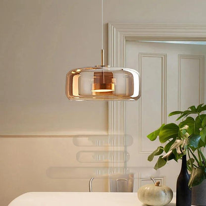 Suspension LED Design Verre Soufflé | Nébula