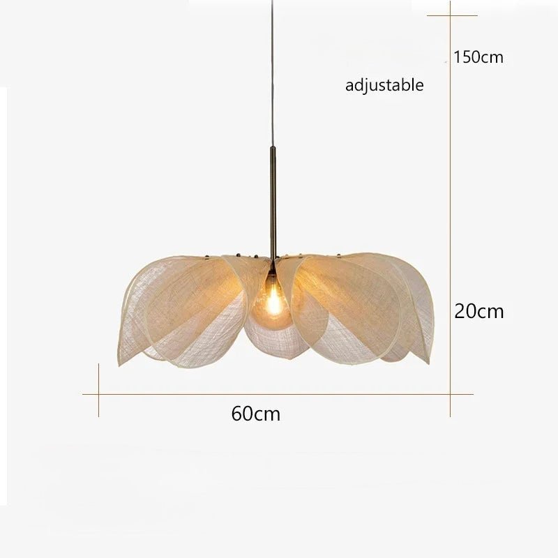 Suspension Japonaise Vintage en Tissu  | Kumo