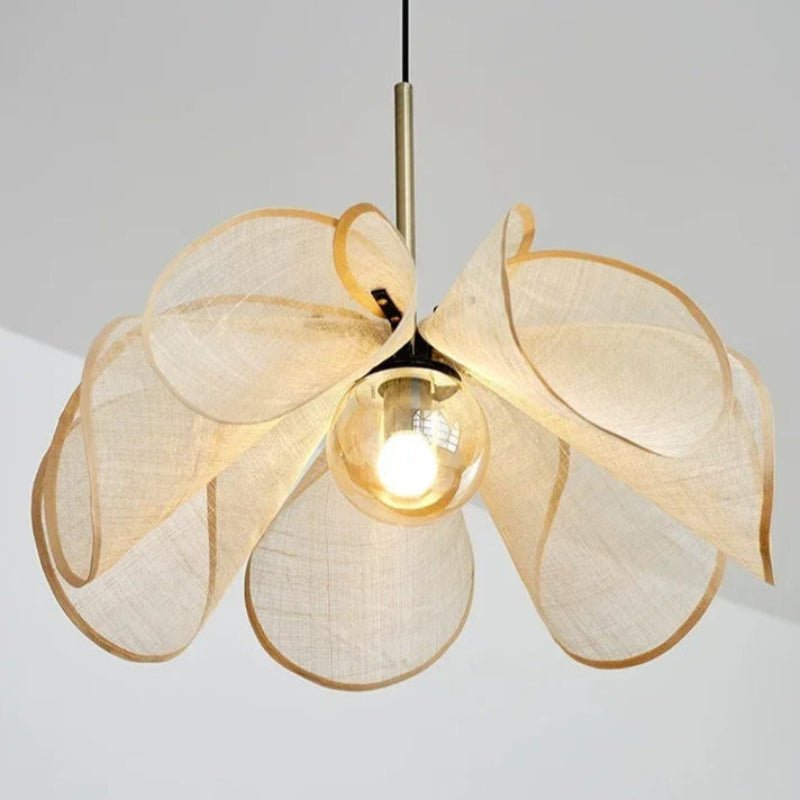 Suspension Japonaise Vintage en Tissu  | Kumo