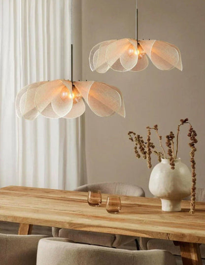 Suspension Japonaise Vintage en Tissu  | Kumo