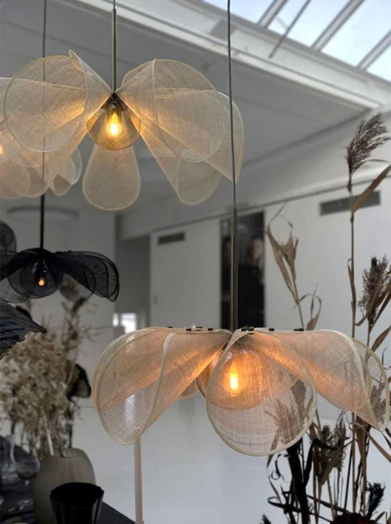 Suspension Japonaise Vintage en Tissu  | Kumo